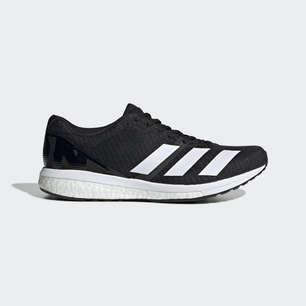Adidasi Alergare Adidas Adizero Boston 8 Barbati Romania - Negrii/Albi/Gri G28861